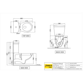 Extended Wall Hung WC