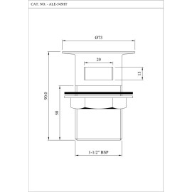 Waste Coupling Half Thread