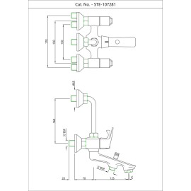 Wall Mixer 3-in-1 System