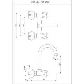 Sink Mixer with Swinging Pipe Spout