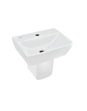 Wall Hung Basin With Half Pedestal 