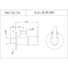 Angular Stop Cock