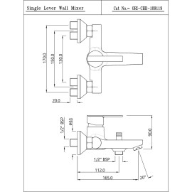 Single Lever Wall Mixer