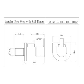 Angular Stop Cock