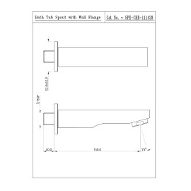 Kio Bath Tub Spout