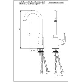 Side Single Lever Sink Mixer