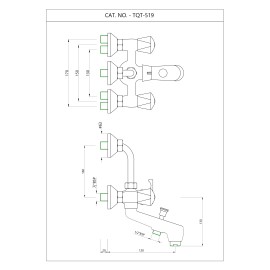 Wall Mixer 3-In-1 System